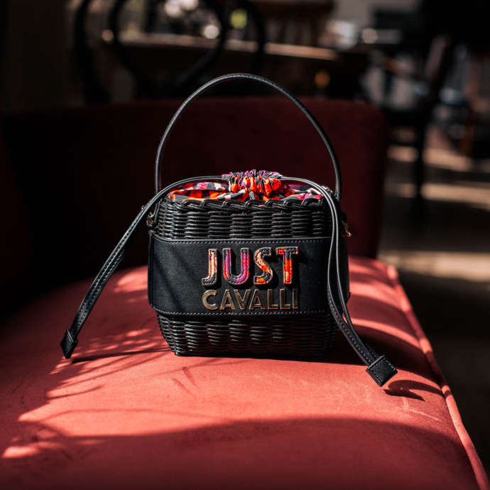 Соломенная сумка Just Cavalli